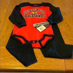 *NWT* NHL Blackhawks Toddler Jumpsuit & Pants Set
